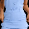 SAIA  SHORT ALFAIATARIA - p - azul